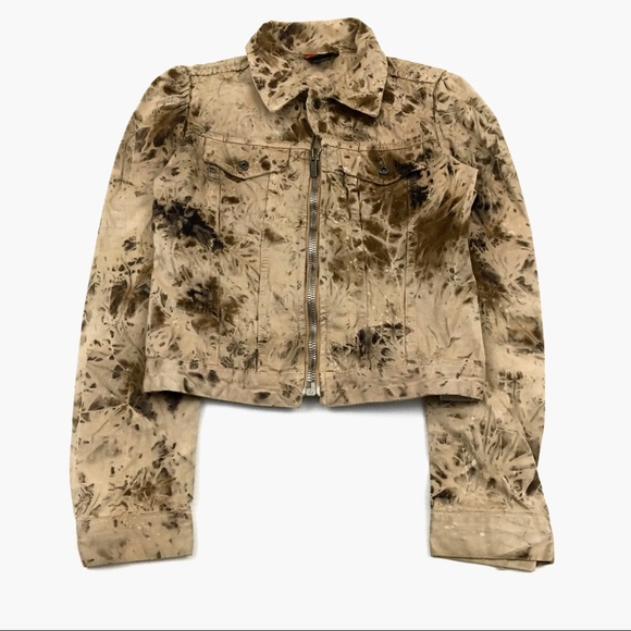 Diesel Jackets & Blazers - Diesel Trucker Jean Crop Top Denim Coat Size Small